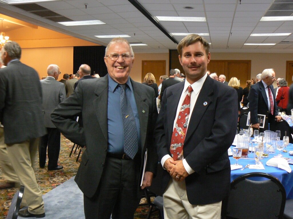 T. D. Barnes and Pete Merlin, NASA Historian